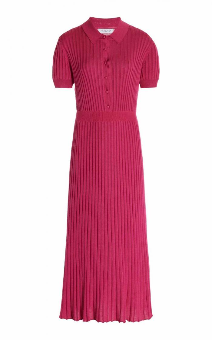 Amor Dress Fuchsia | Gabriela Hearst Womens Knitwear