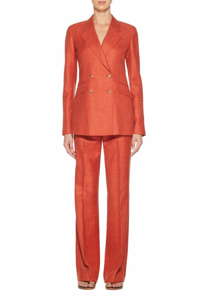 Angela Blazer Orange | Gabriela Hearst Womens Jackets
