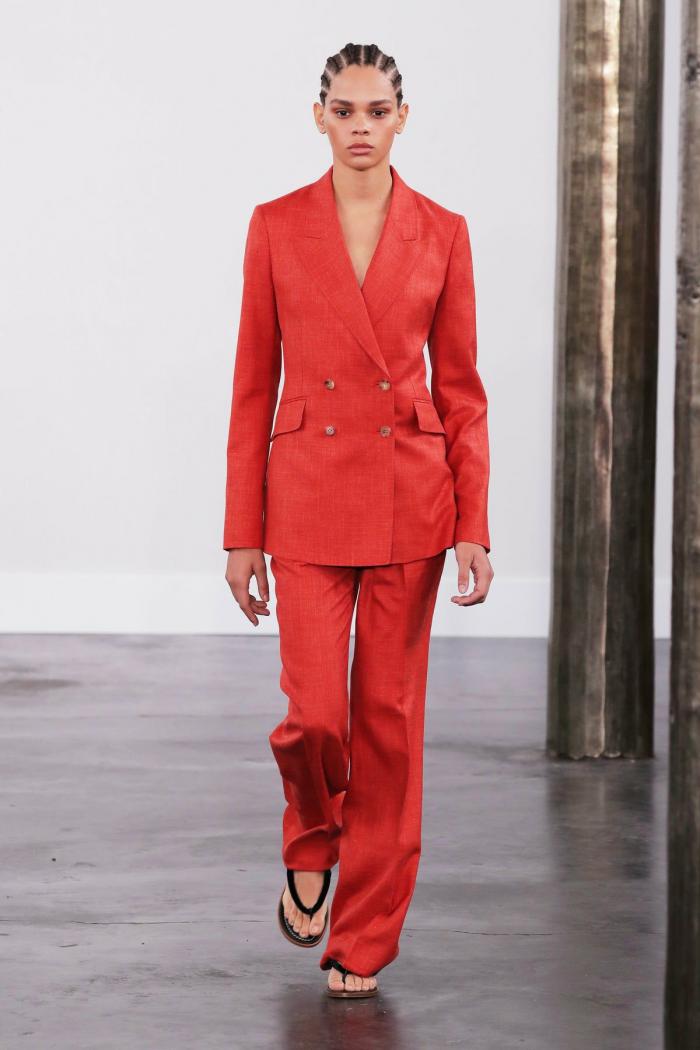 Angela Blazer Orange | Gabriela Hearst Womens Jackets