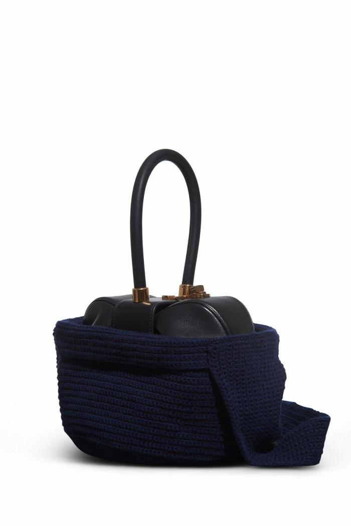 Cashmere Crossover Navy | Gabriela Hearst Womens Cashmere Crossovers