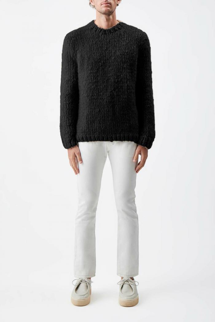 Lawrence Sweater Black | Gabriela Hearst Mens Knitwear