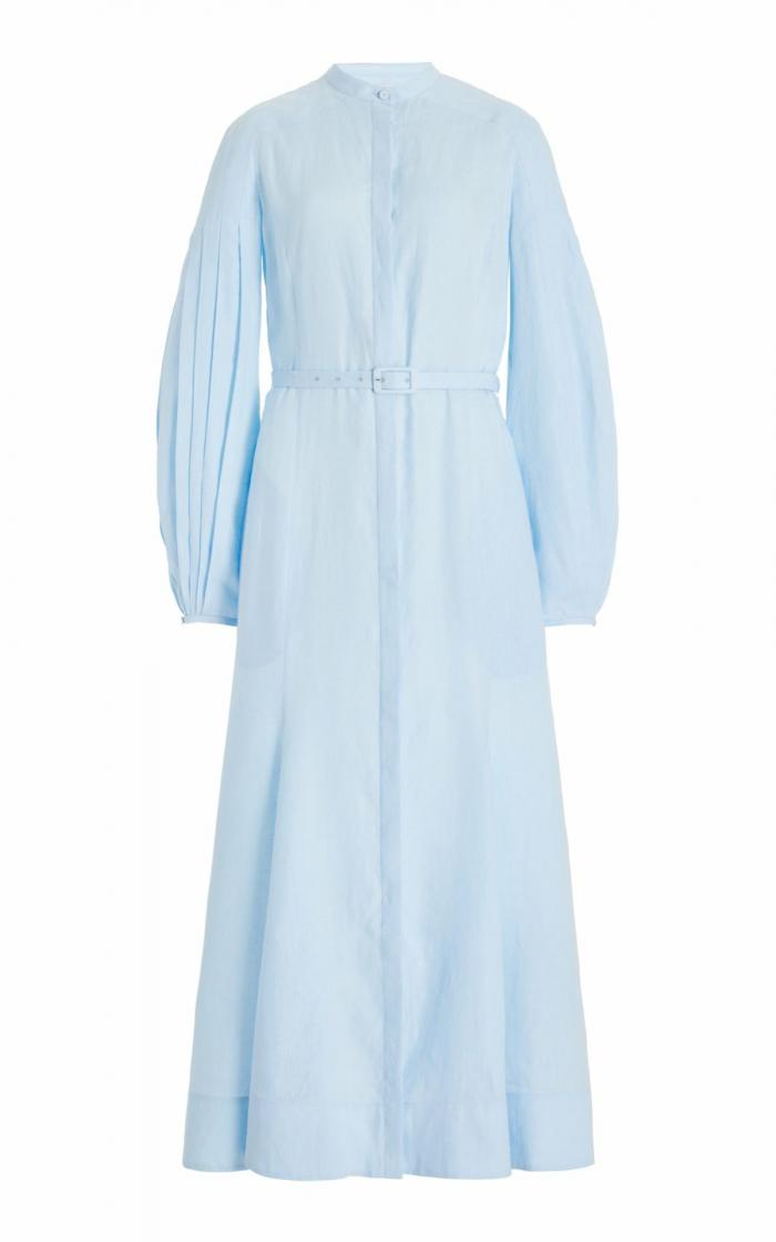 Lydia Dress Light Blue | Gabriela Hearst Womens Dresses