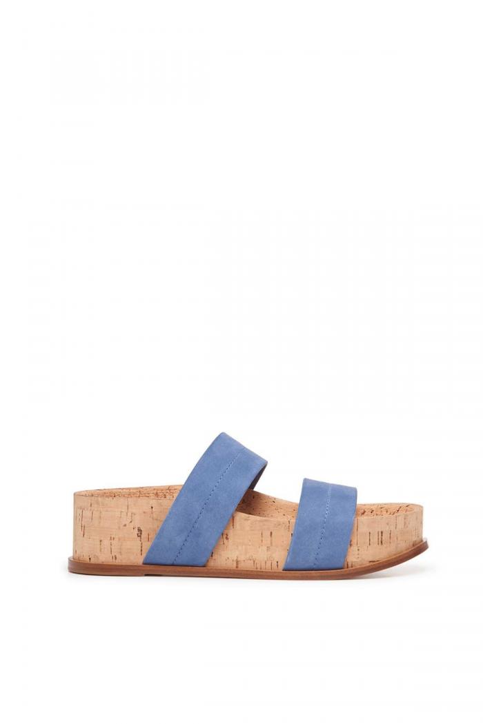 Striker Sandal French Blue | Gabriela Hearst Womens Sandals
