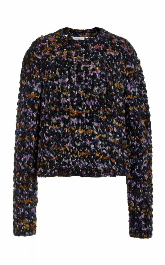 Bower Sweater Black Multi Space Dye | Gabriela Hearst Womens Knitwear